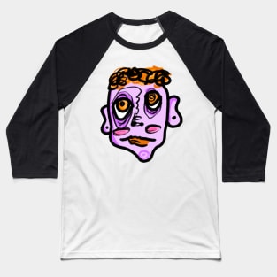 purple face Baseball T-Shirt